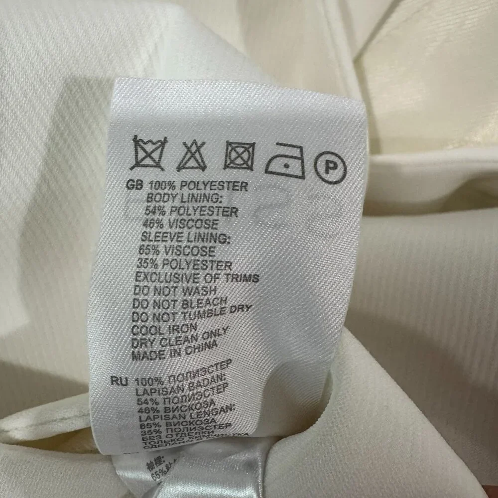 Reiss White Women's Myla Skirt Suit Set (Jacket + Skirt) (Size 6/8) - Picture 6 of 15